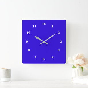 Blue Wall Clock or Choose Your Favorire Colours