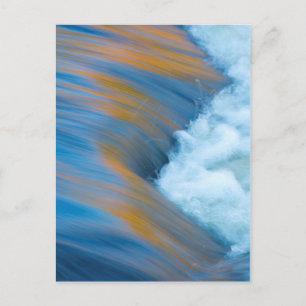 Blue water abstract, Canada Postcard