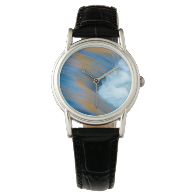 Blue water abstract, Canada Watch (Front)