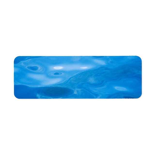 Blue Water Background - Customised Template (Front)