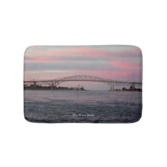Blue Water Bridge bathmat (Front)