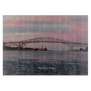 Blue Water Bridge cutting board