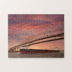 Blue Water Bridge Jigsaw Puzzle