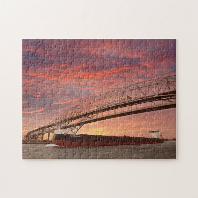 Blue Water Bridge Jigsaw Puzzle (Horizontal)