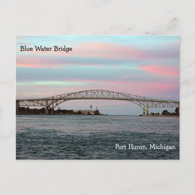 Blue Water Bridge post card (Front)