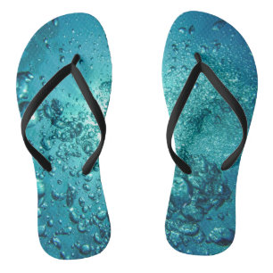 Blue Water Bubbles  Jandals