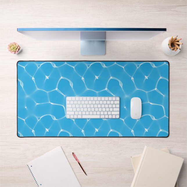 Blue water caustics for swimming Dream DeskM Desk Mat (Office 1)