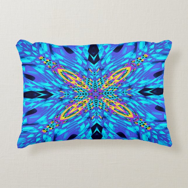 BLUE WATER DECORATIVE CUSHION (Front)