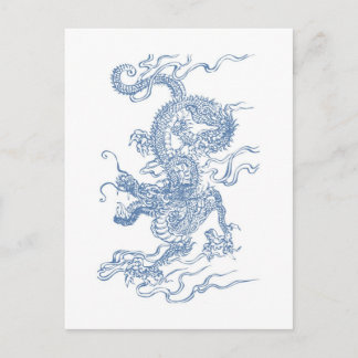 Blue Water Dragon 2012 Postcard