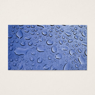 Blue Water Droplets