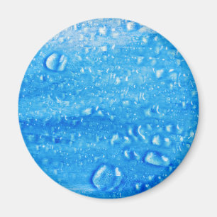 Blue Water Drops Magnet