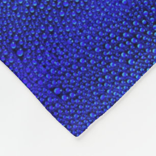 Blue Water Drops Pattern Blanket