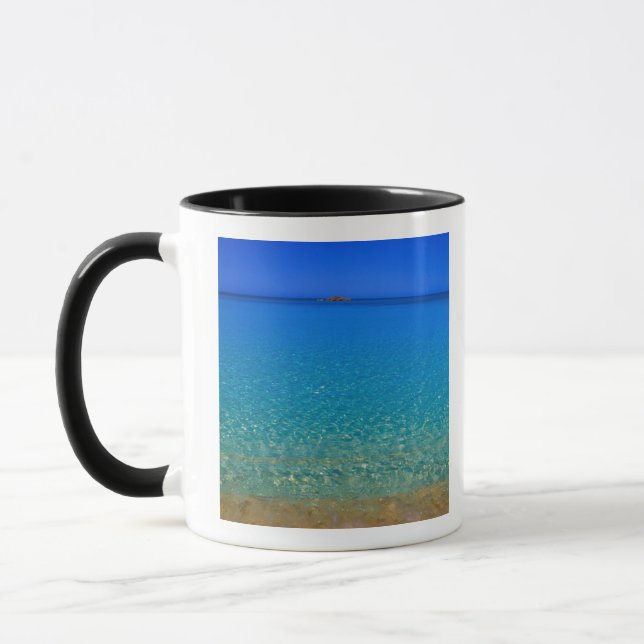 Blue water, Exuma Islands, Bahamas. Mug (Left)