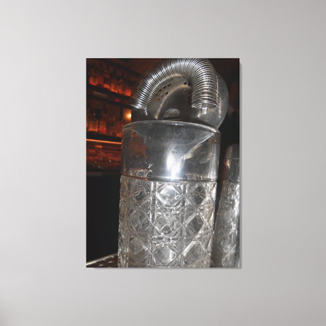 Blue Water Grill Canvas Print (Front)