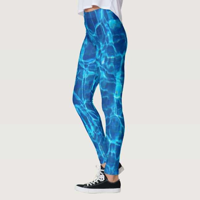 Blue Water Hawaii Leggings (Left)