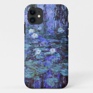 Blue Water Lilies painting by Claude Monet Case-Mate iPhone Case