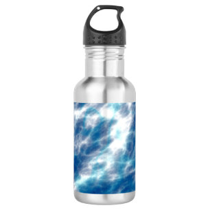 Blue Water Marble 532 Ml Water Bottle