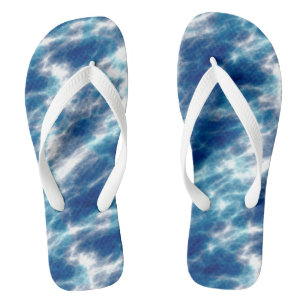 Blue Water Marble Jandals