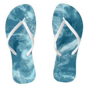 Blue Water Marble Jandals