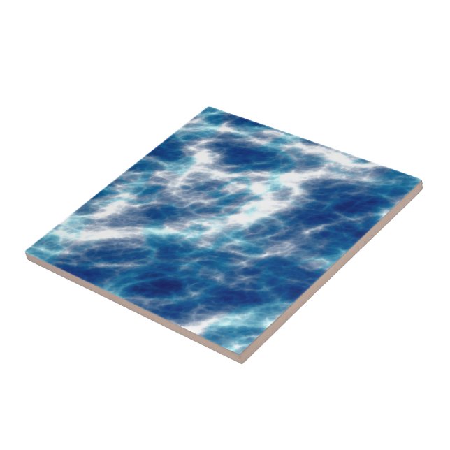 Blue Water Marble Tile (Side)