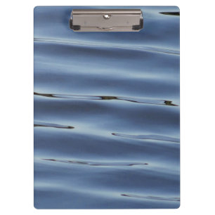 Blue water pattern clipboard