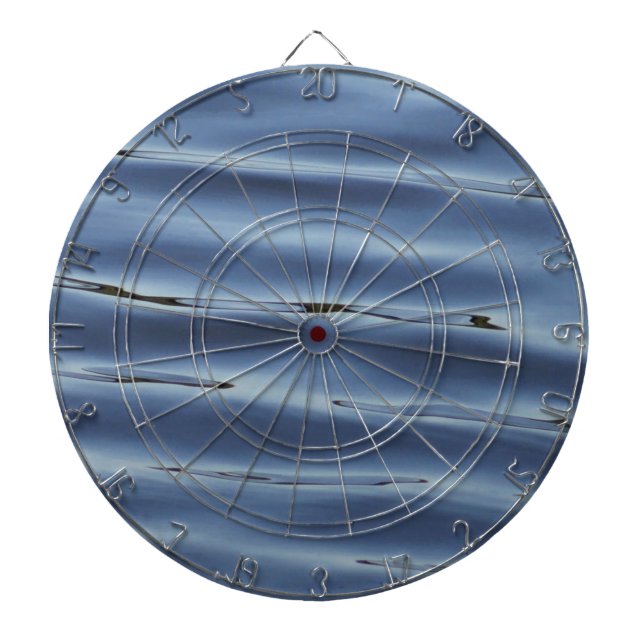 Blue water pattern dartboard (Front)