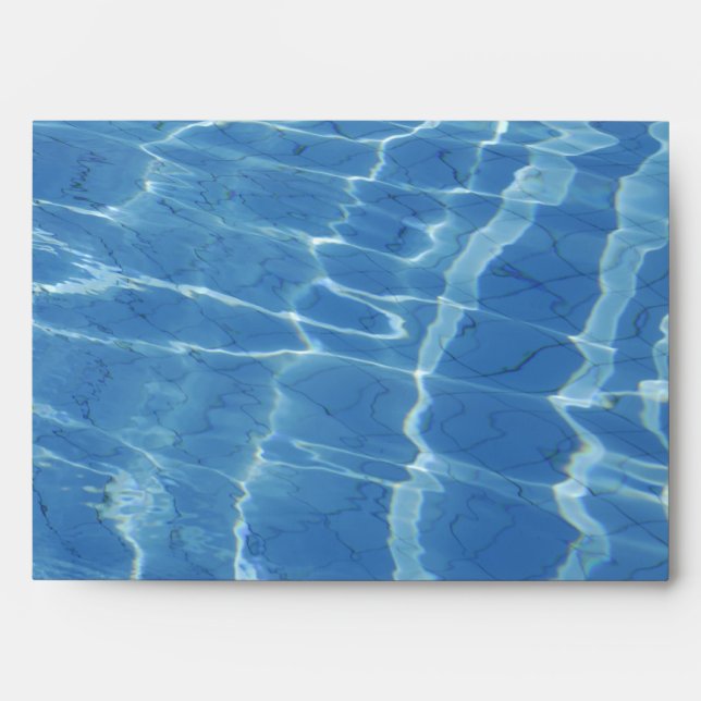 Blue water pattern envelopes (Front)