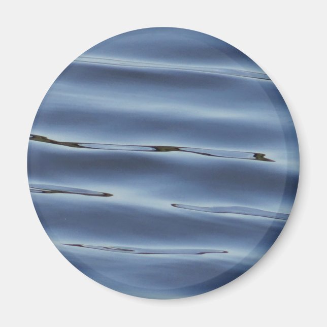 Blue water pattern magnet (Front)