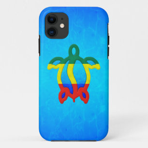 Blue Water Rasta Honu Case-Mate iPhone Case