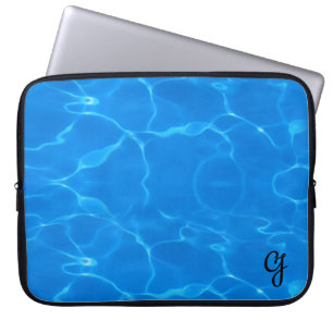 Blue Water Ripples Laptop Sleeve