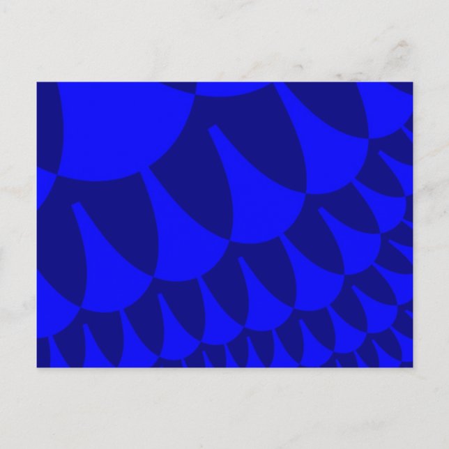 Blue Water Scales Postcard (Front)