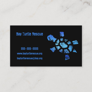 Blue Water Turtle Rescue Business Card