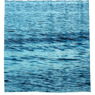 Blue water wave abstract backgroundabstract, aqua, shower curtain