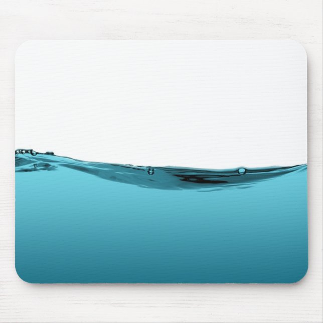 Blue water wave (TBA) Mouse Pad (Front)