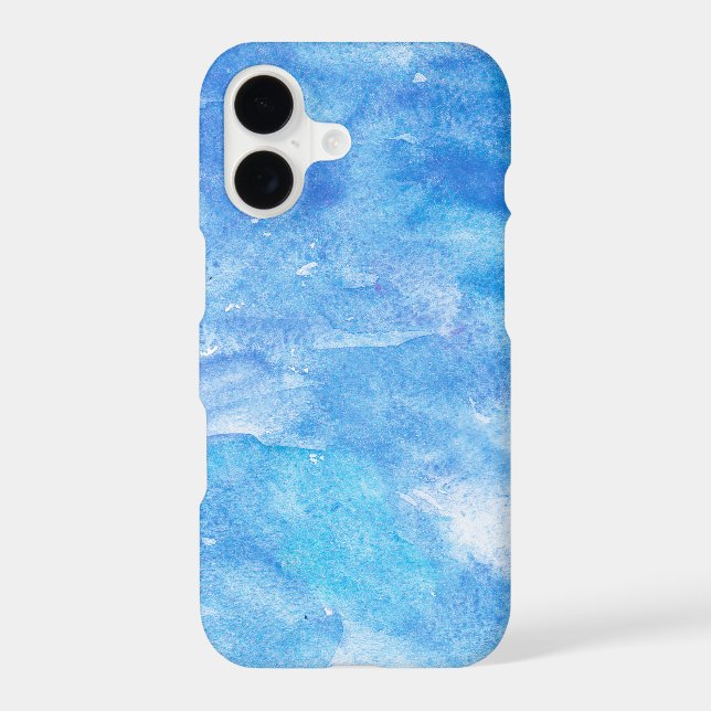 Blue Watercolor Abstract (Back)