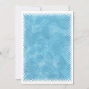 Blue Watercolor Baby Shower Background  Invitation