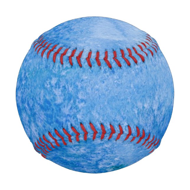 Blue Watercolor Background Baseball (Front)