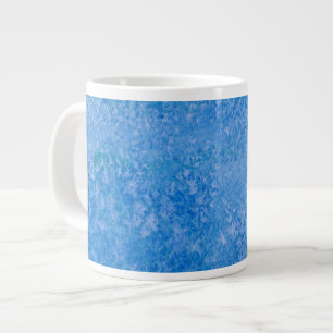 Blue Watercolor Background Large Coffee Mug
