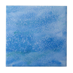 Blue Watercolor Background Tile