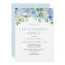 Blue Watercolor Engagement Party Invitation