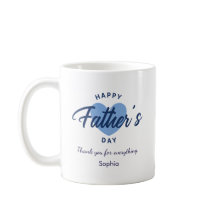Blue Watercolor Happy Father’s Day Personalised