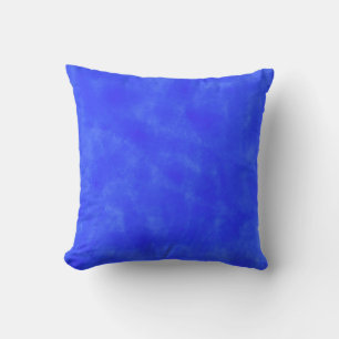 Blue Watercolor Painting Cushion