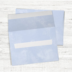 Blue Watercolor Return Address Envelope