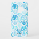 Blue Watercolor Seigaiha Waves Pattern Ombre Case-Mate Samsung Galaxy S9 Case<br><div class="desc">Blue Watercolor Seigaiha Waves Pattern Samsung Galaxy S9 Barely There Case</div>