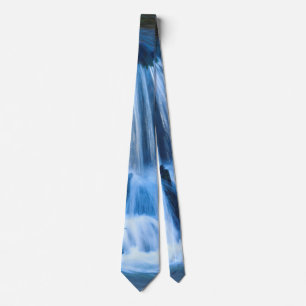 Blue Waterfall Neck Tie