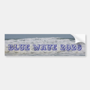 Blue Wave 2026 Bumper Sticker