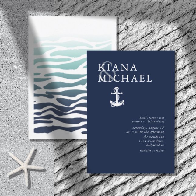 Blue Wave Anchor Wedding Wht/Navy ID836 (Creator Uploaded)