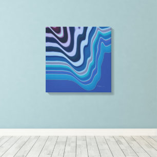 Blue Wave Canvas Print