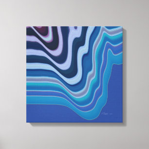 Blue Wave Canvas Print