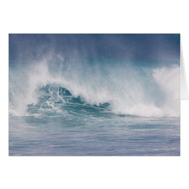Blue wave crashing, Maui, Hawaii, USA 3 (Front Horizontal)